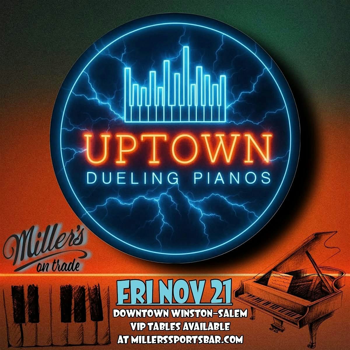 Dueling Pianos Live at Miller's on Trade (Winston-Salem)
