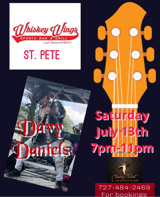 Davy Daniels returns to Whiskey Wings St. Pete 