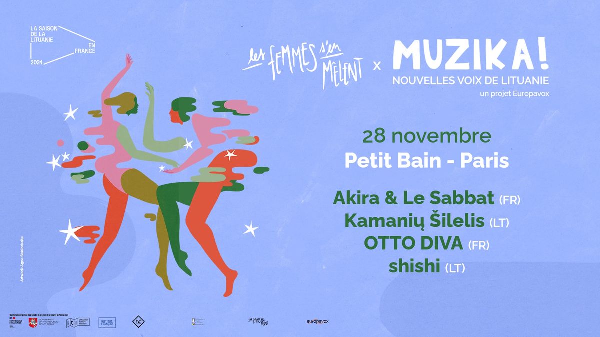 Muzika ! Nouvelles Voix de Lituanie - Concert Paris, Petit Bain