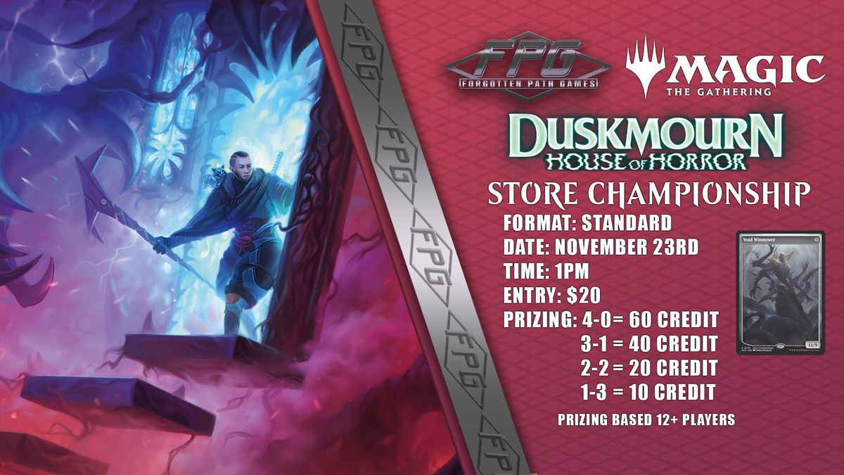 MTG Duskmourn Store Championship