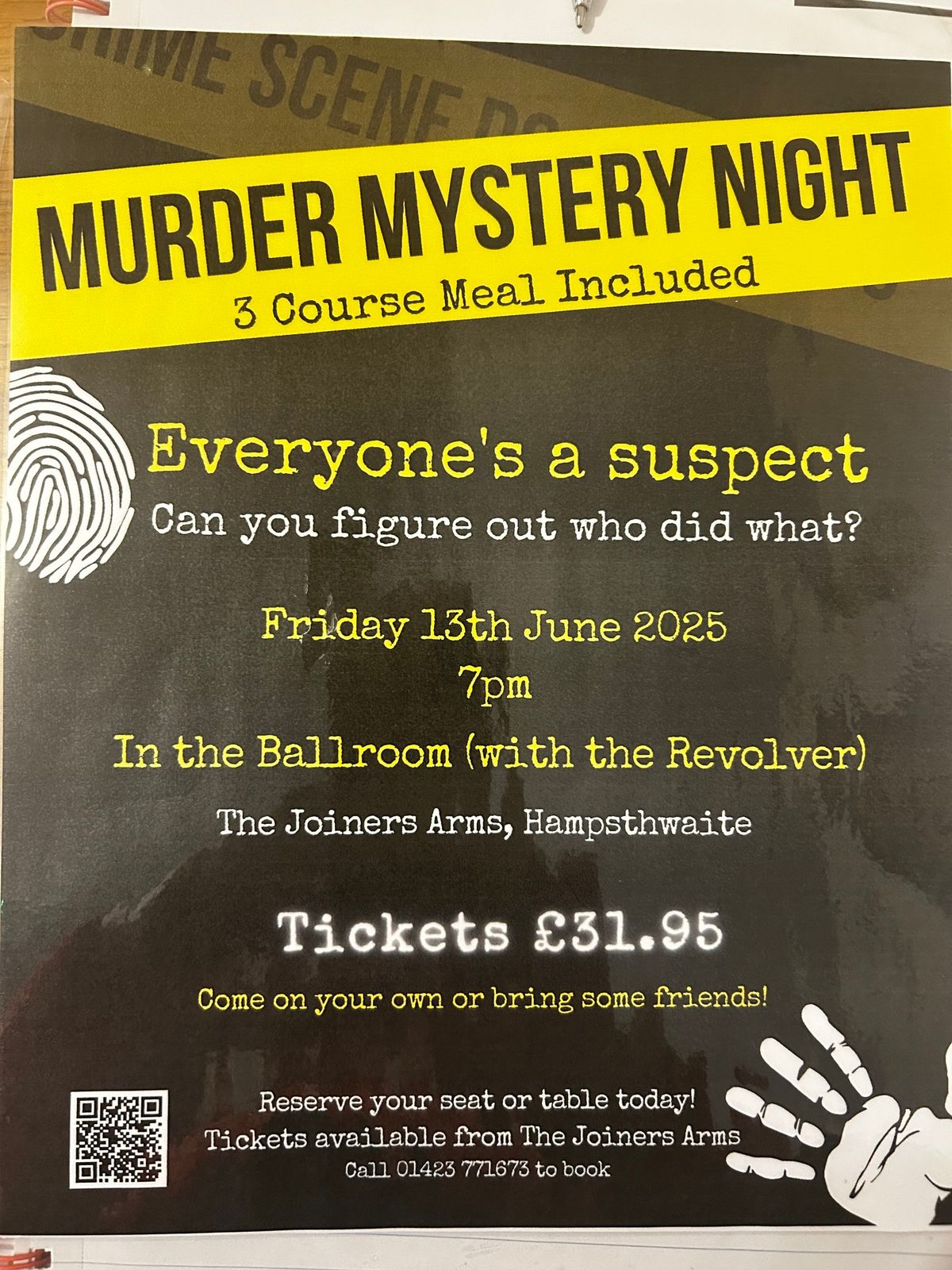 Murder mystery night 