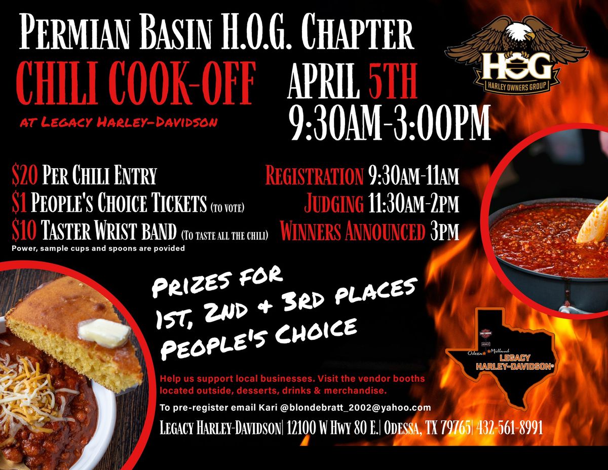 Permian Basin HOG Chapter Chili Cook-Off