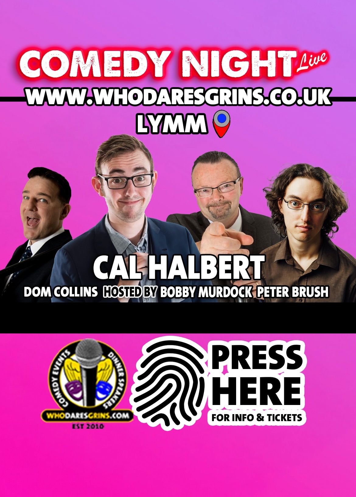 Comedy Night Live with Headliner Cal Halbert 