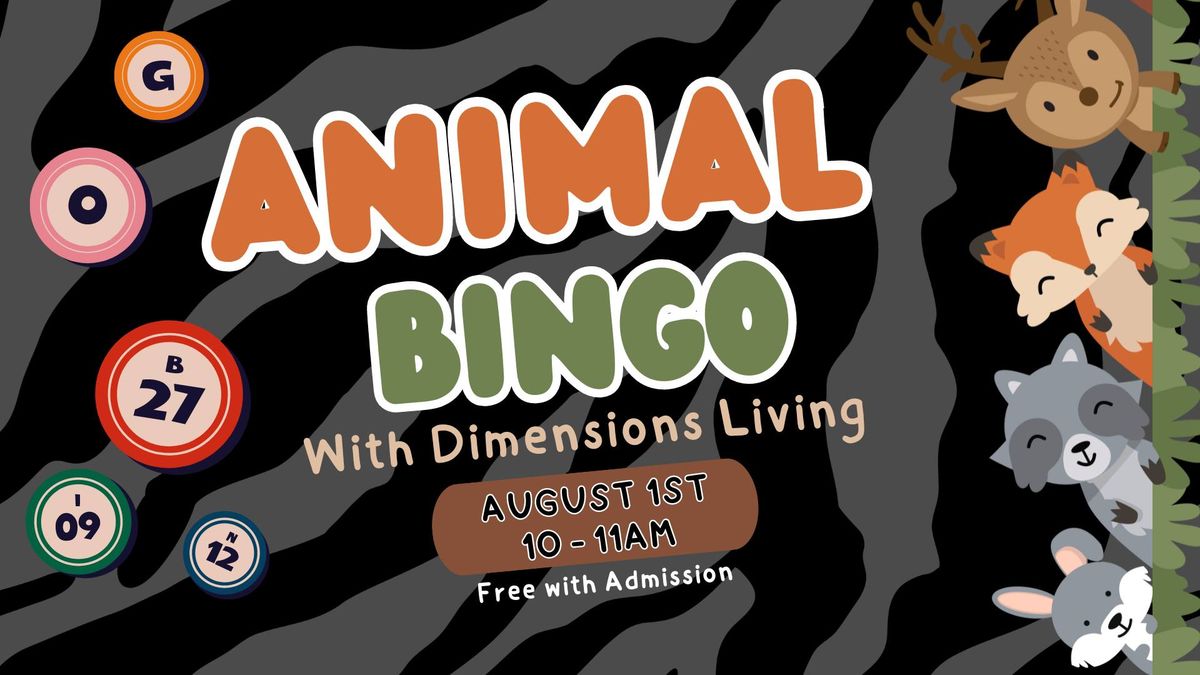 Animal Bingo w\/ Dimensions Living!