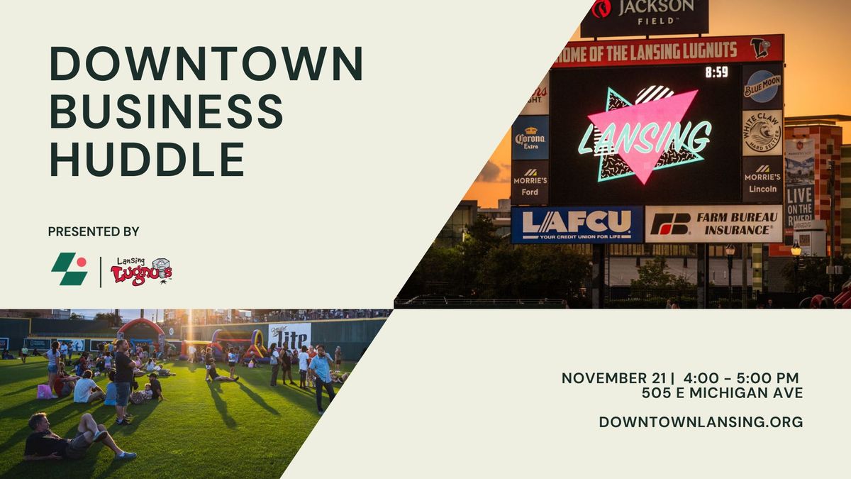 November Downtown Business Huddle