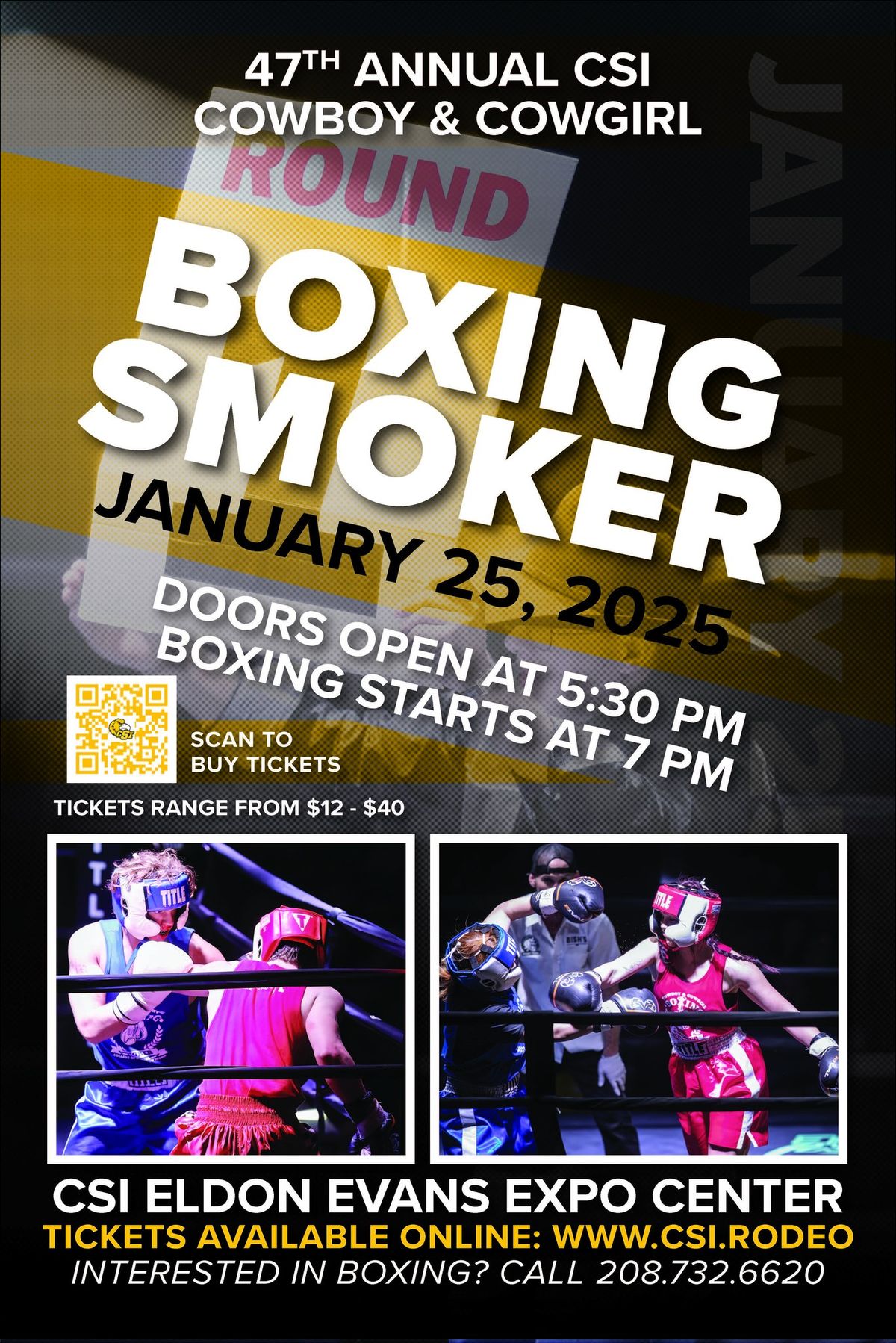 CSI Cowboy & Cowgirl Boxing Smoker