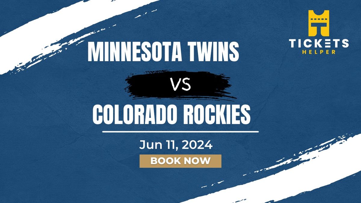 Minnesota Twins vs. Colorado Rockies