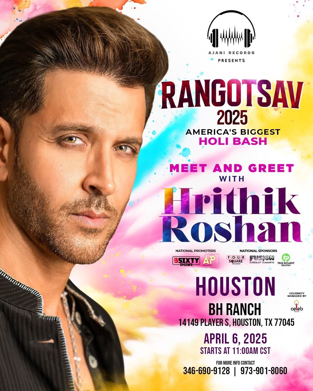 Rang De Houston -  Holi Bash with Hrithik Roshan