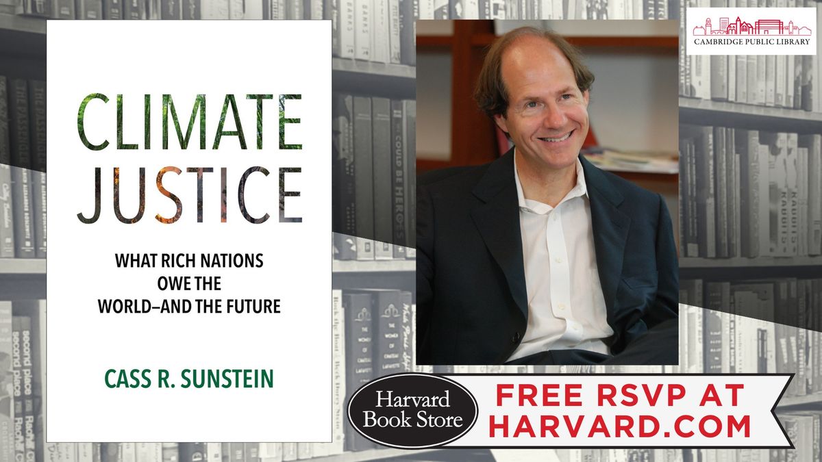 Cass R. Sunstein at the Cambridge Public Library