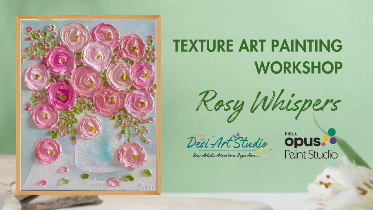 Texture Art Painting Workshop - Desi Art Studio