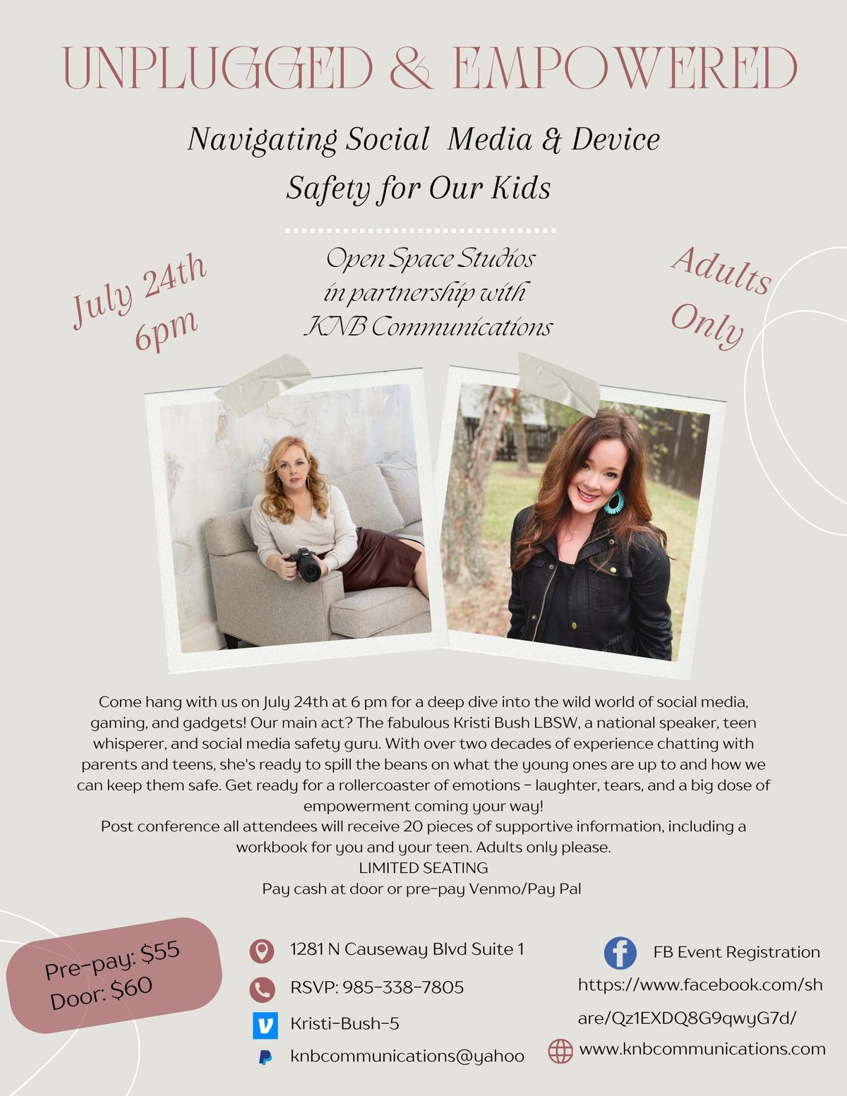 Unplugged & Empowered: Navigating Social Media & Device Safety for Kids