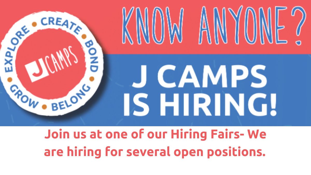 J Camps Hiring Fair & Information Session