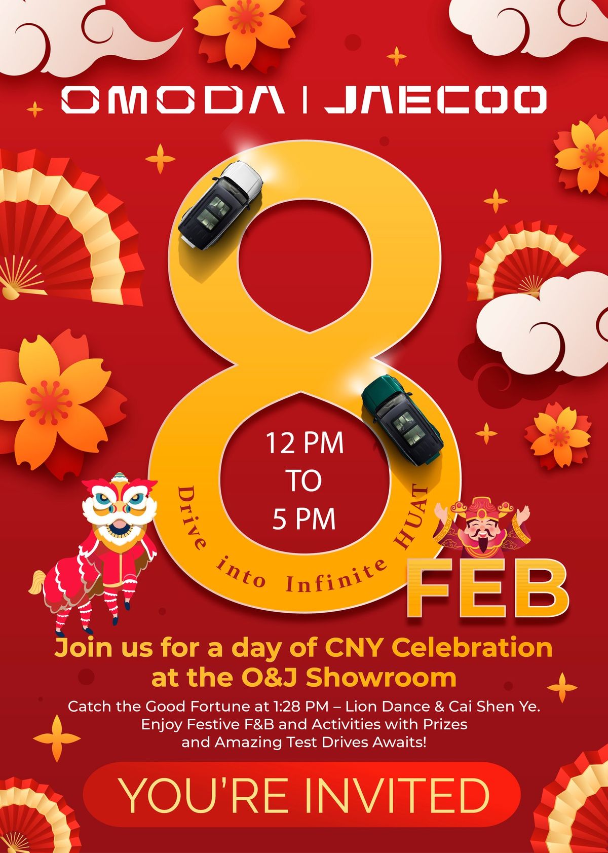 Omoda and Jaecoo Chinese New Year Open House