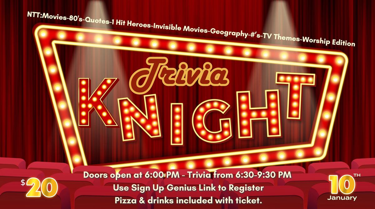 Trivia Knight - PTF Fundraiser