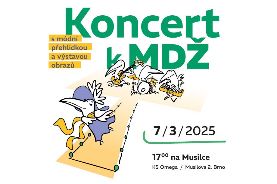 Koncert k MD\u017d - s m\u00f3dn\u00ed p\u0159ehl\u00eddkou a v\u00fdstavou obraz\u016f