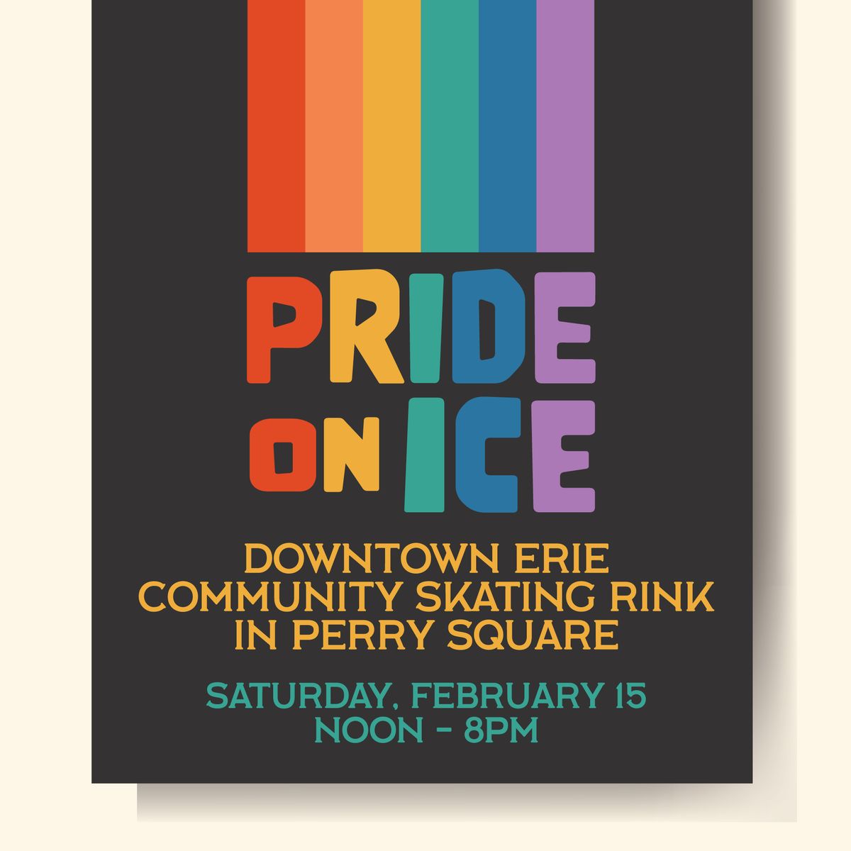 Pride on Ice at the Downtown Community Skating Rink