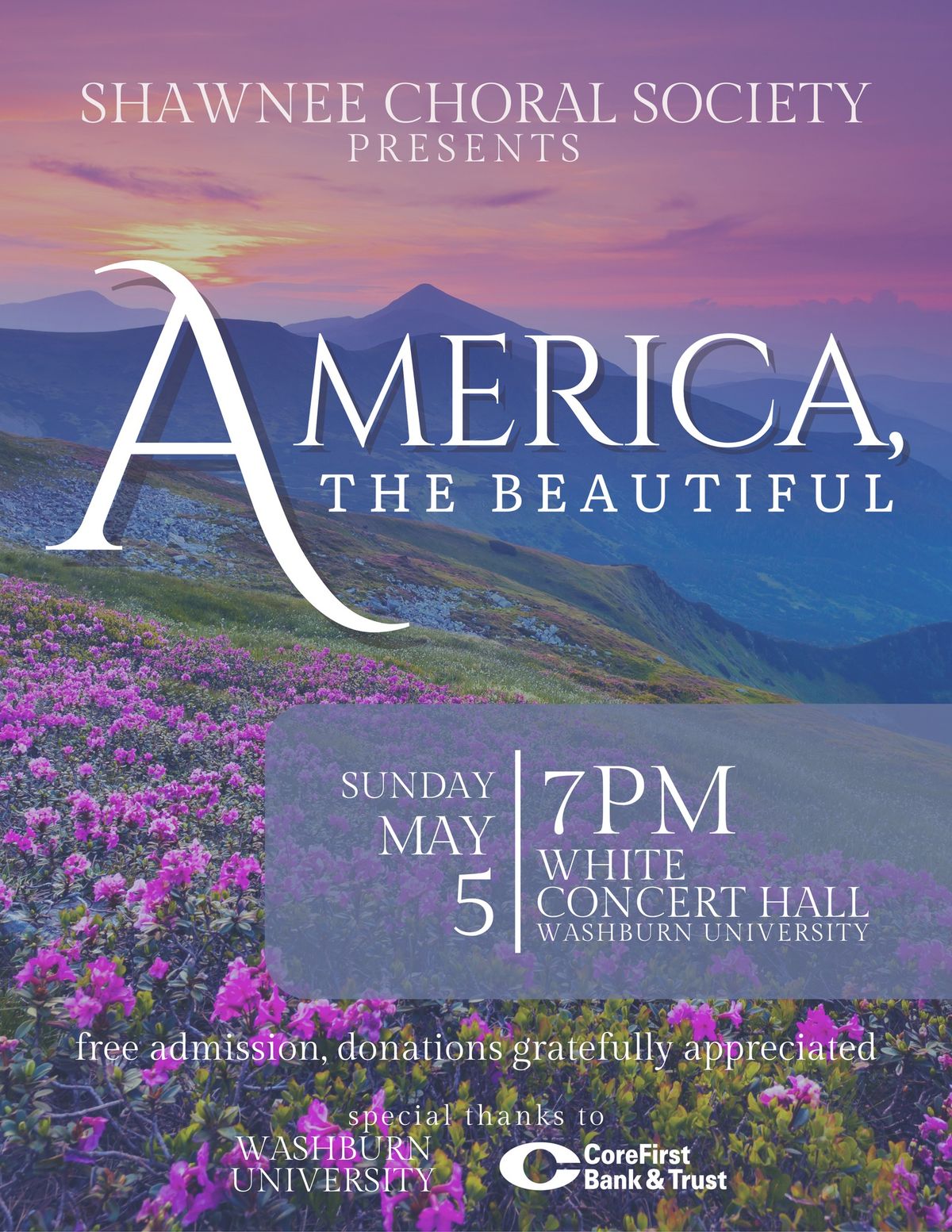 Shawnee Choral Society Presents... America, the Beautiful