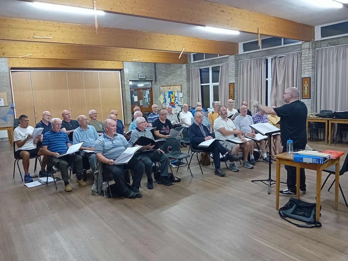 Liverpool Male Voice Choir practice