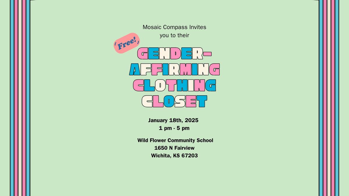 Gender-Affirming Clothing Closet