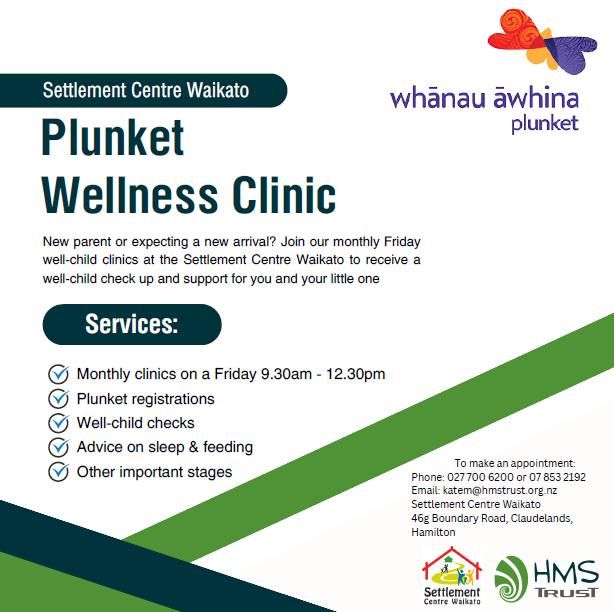 Plunket Clinic at the Settlement Centre