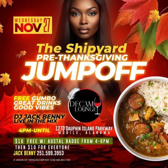 Shipyard Pre-Thanksgiving Jumpoff