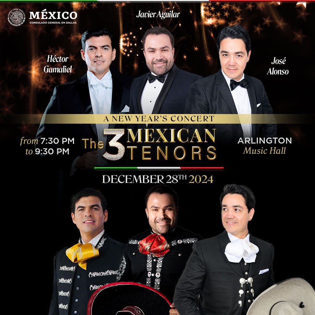 New Year Concert with The 3 Mexican Tenors