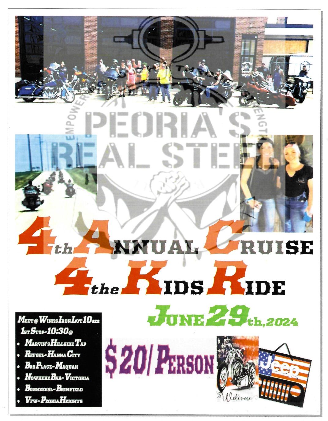 4th Annual Cruise for the Kids Ride