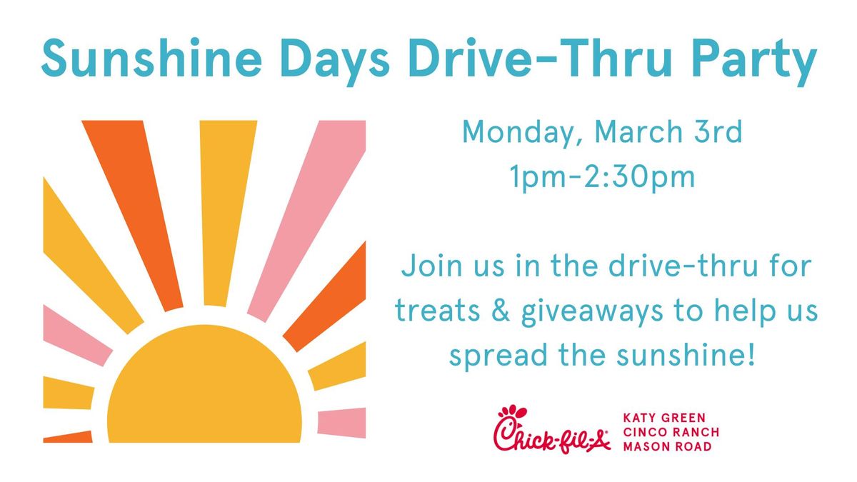 Sunshine Days Drive-Thru Party