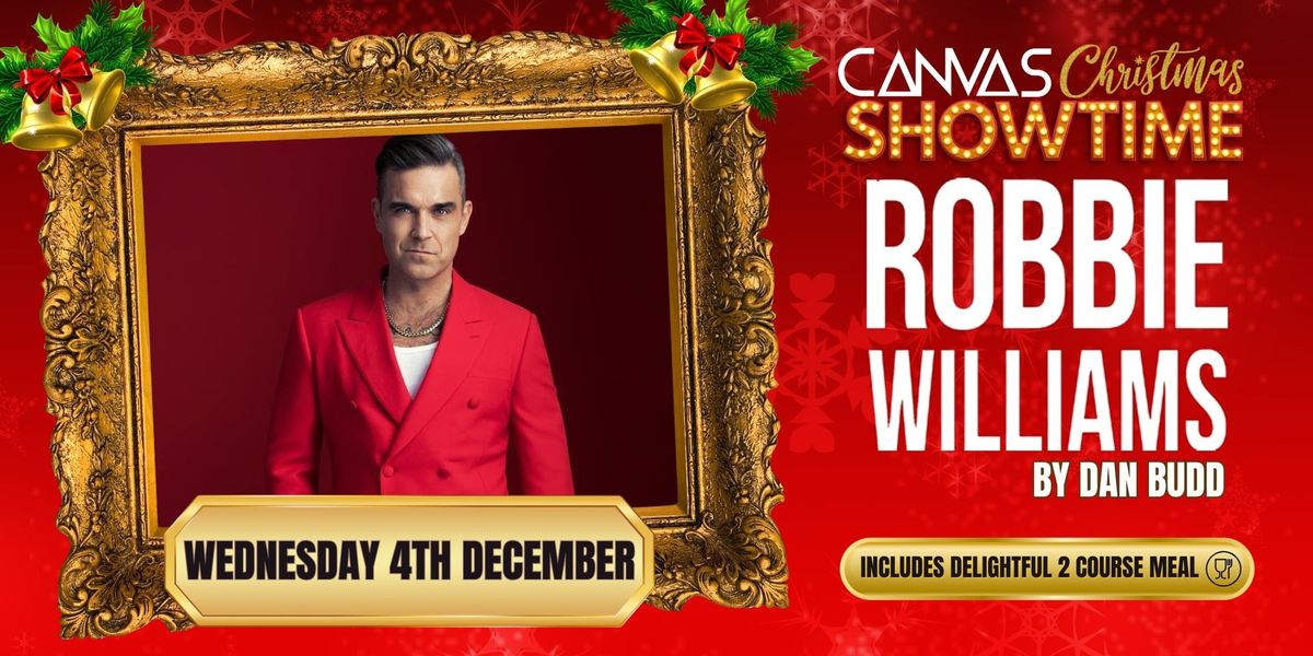 ROBBIE WILLIAMS by Dan Budd - Canvas Christmas Showtime