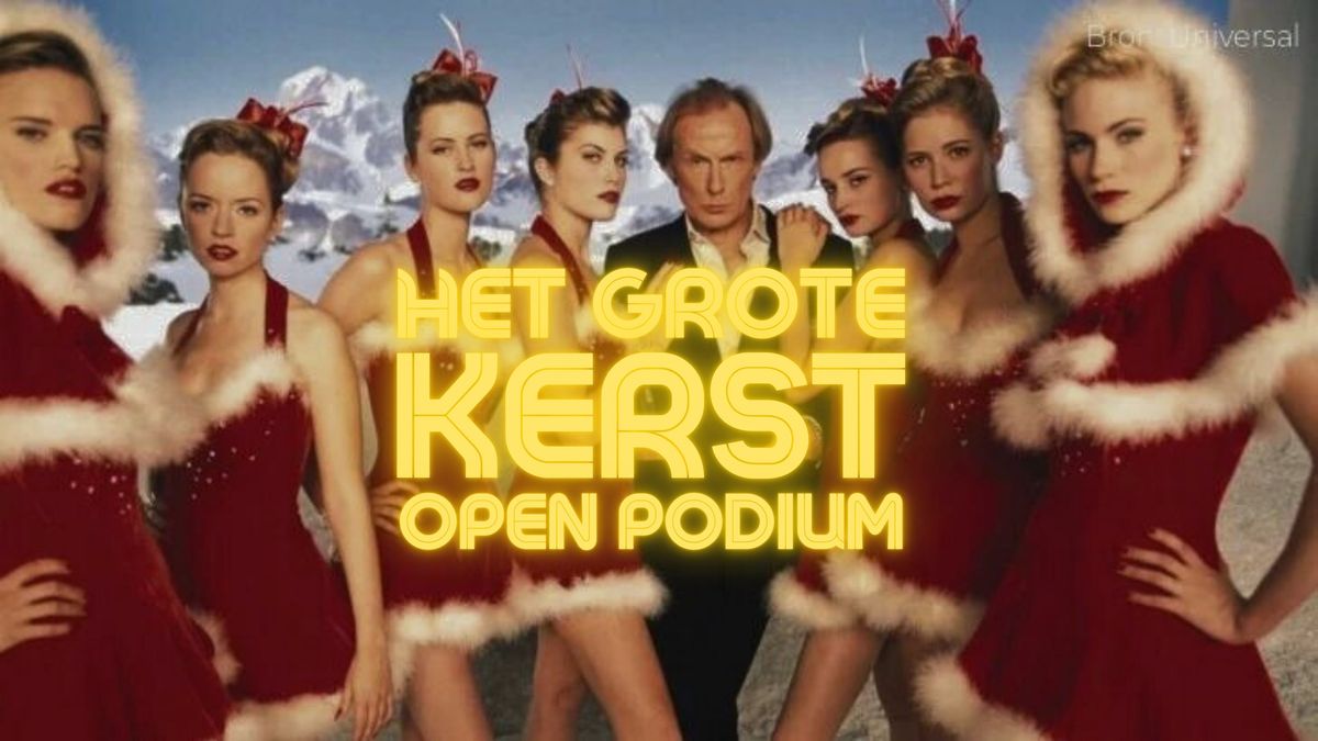 Het grote KERST open podium