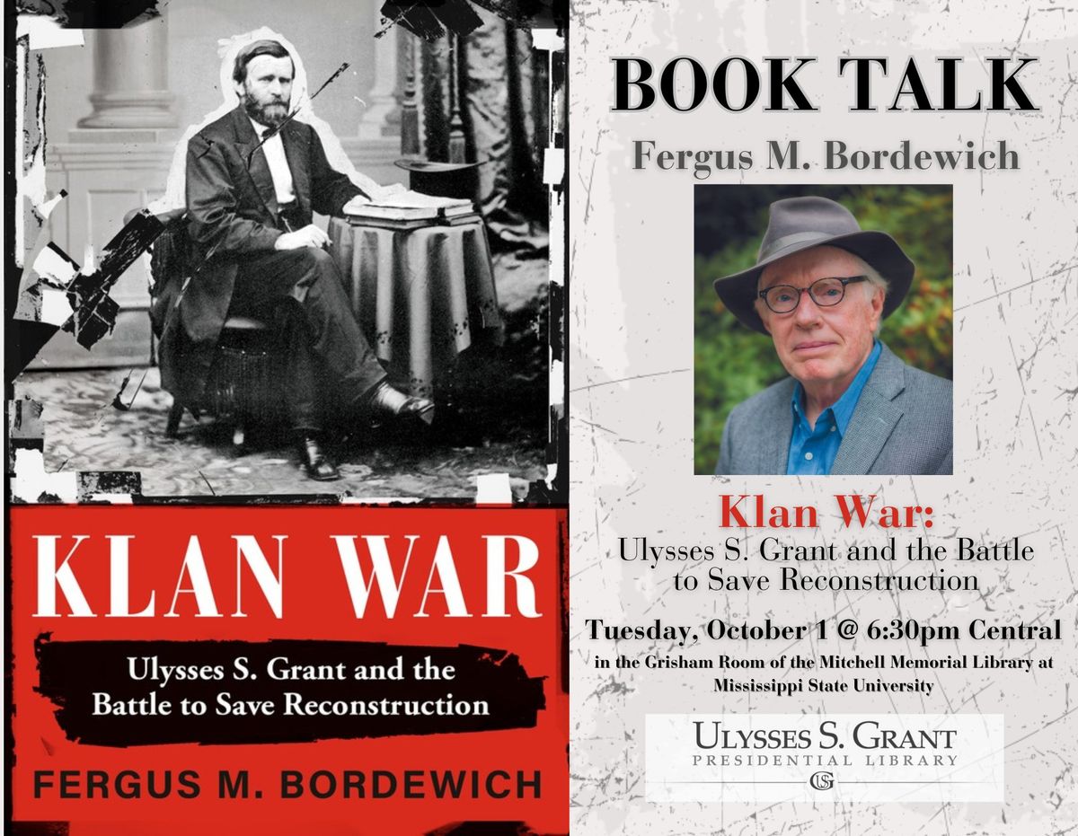 Book Talk by Fergus M. Bordewich