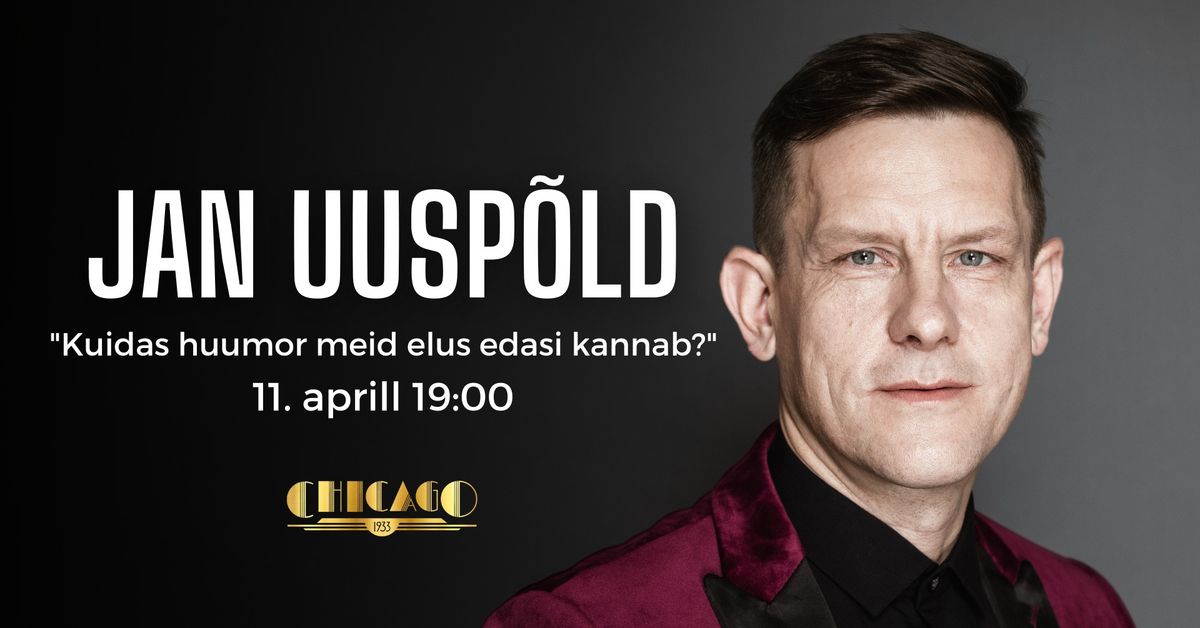 Jan Uusp\u00f5llu stand-up kava "Kuidas huumor meid elus edasi kannab?"