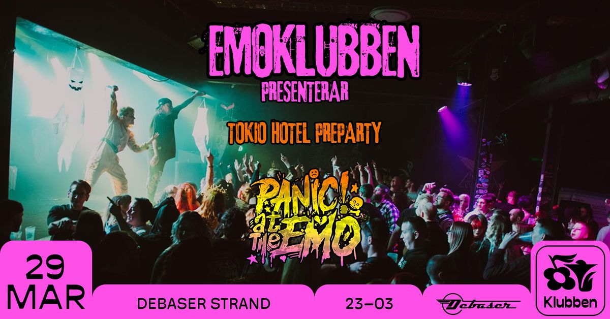 Emoklubben Tokio Hotel Preparty | Debaser Klubben