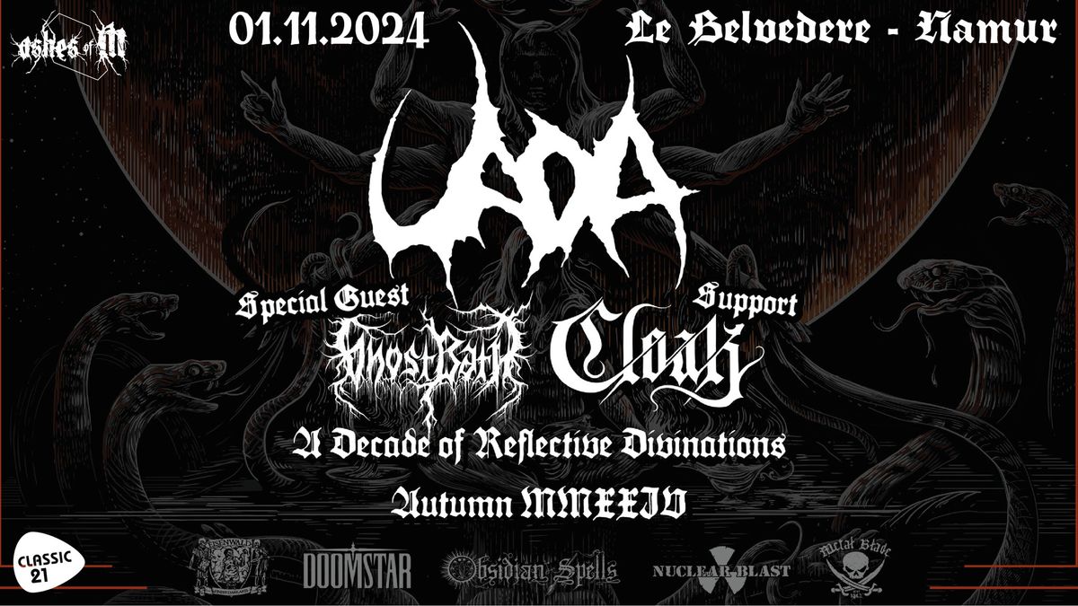 UADA  (usa) + GHOST BATH (usa) + CLOAK (usa) @ Le Belv\u00e9d\u00e8re Namur