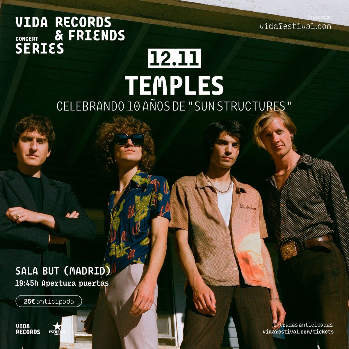 TEMPLES | Madrid | 12 de Noviembre