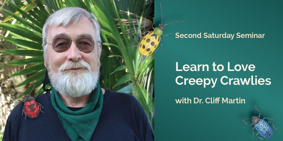 Second Saturday Seminar: Learn to Love Creepy Crawlies with Dr. Cliff Martin