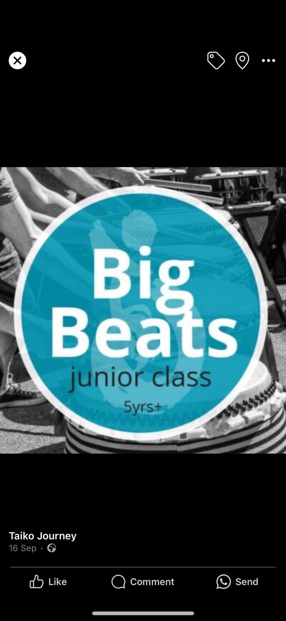 Big Beats - drumming for 5yrs+