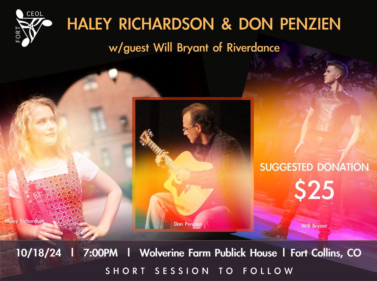 Haley Richardson & Don Penzien w\/guest Will Bryant