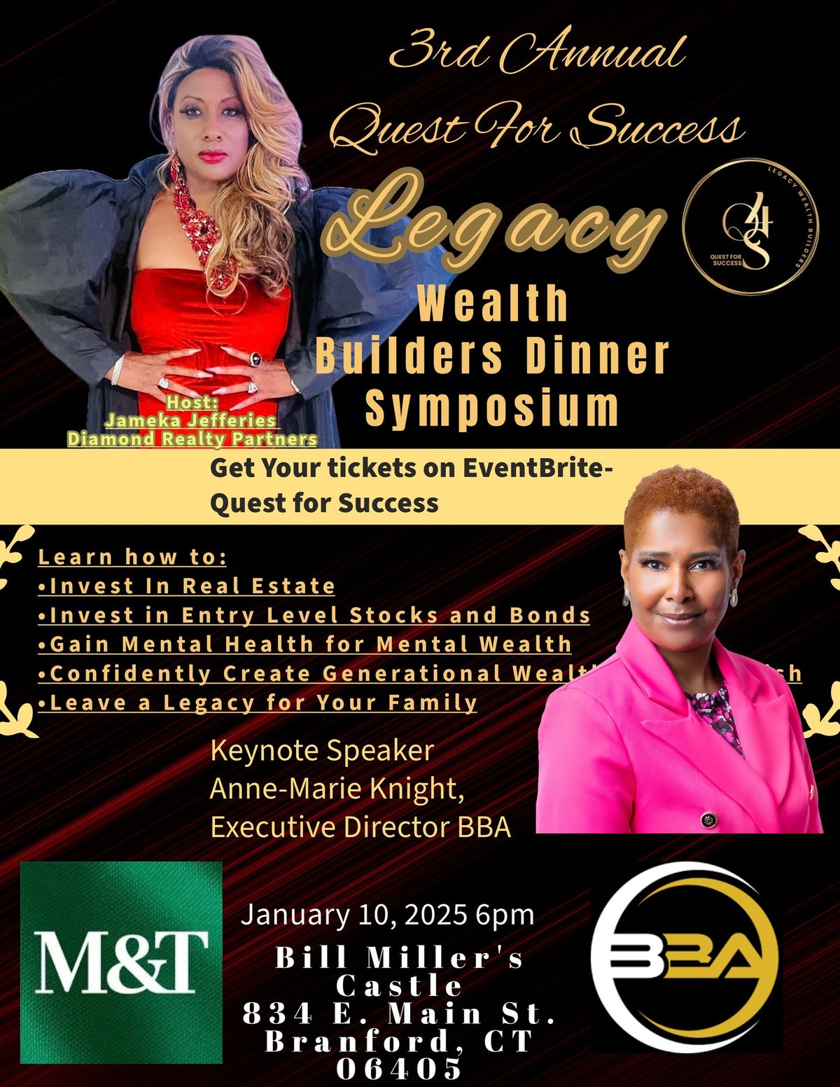 Quest For Success Legacy Wealth Builders Dinner Symposium