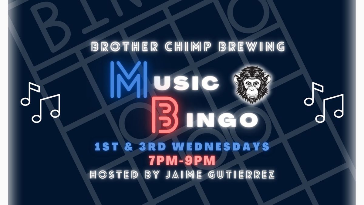 Music Bingo at Brother Chimp Brewing