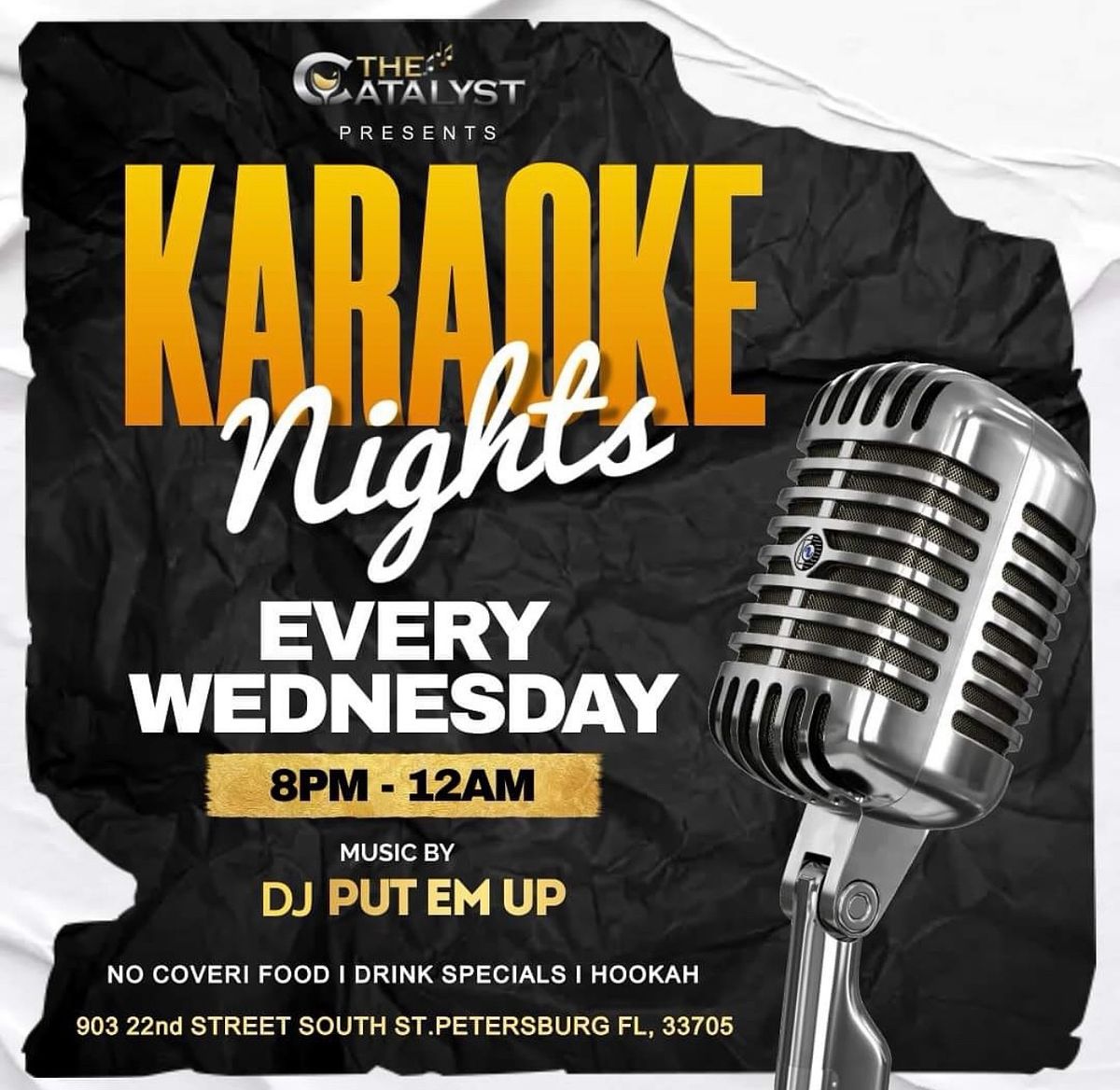 Karaoke Wednesdays at The Catalyst