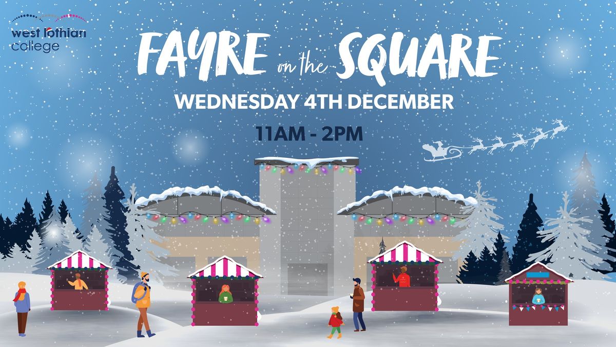 West Lothian College's Christmas Fayre on the Square