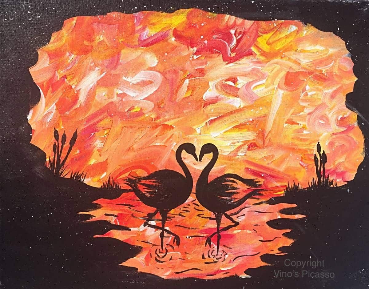 Paint & Sip Class: Flamingo Sunset