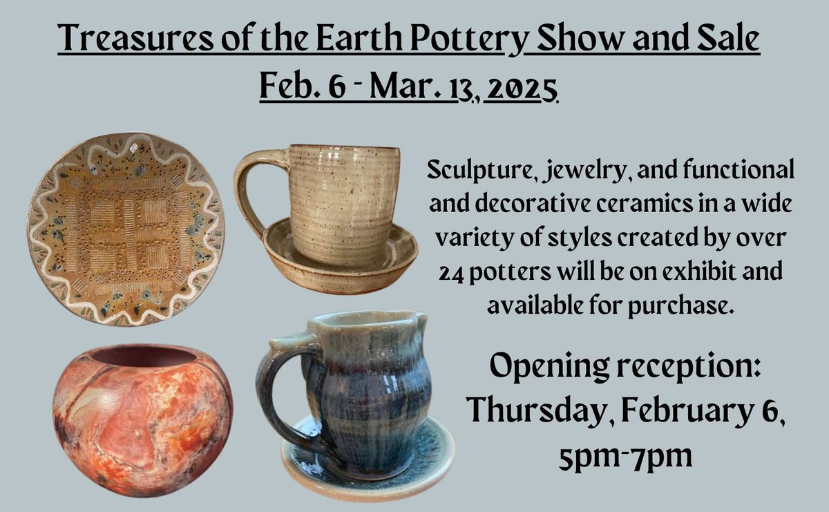 Treasures of the Earth Pottery Show and Sale 