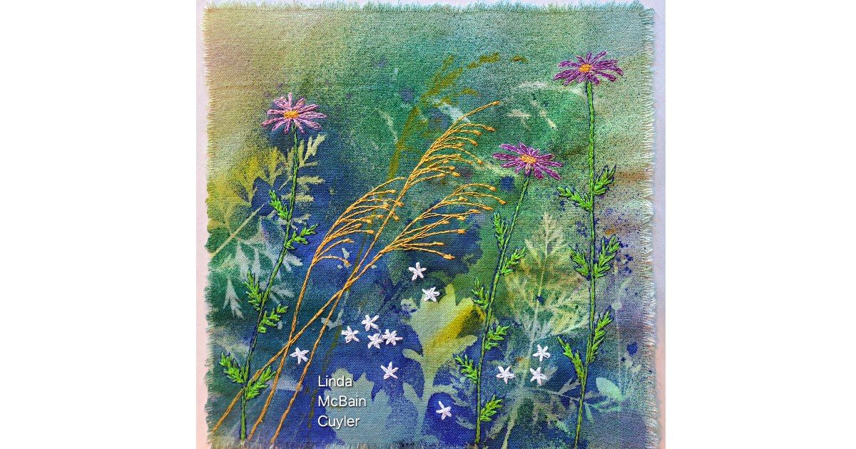 Textile Art Workshop - Wild Flower Garden