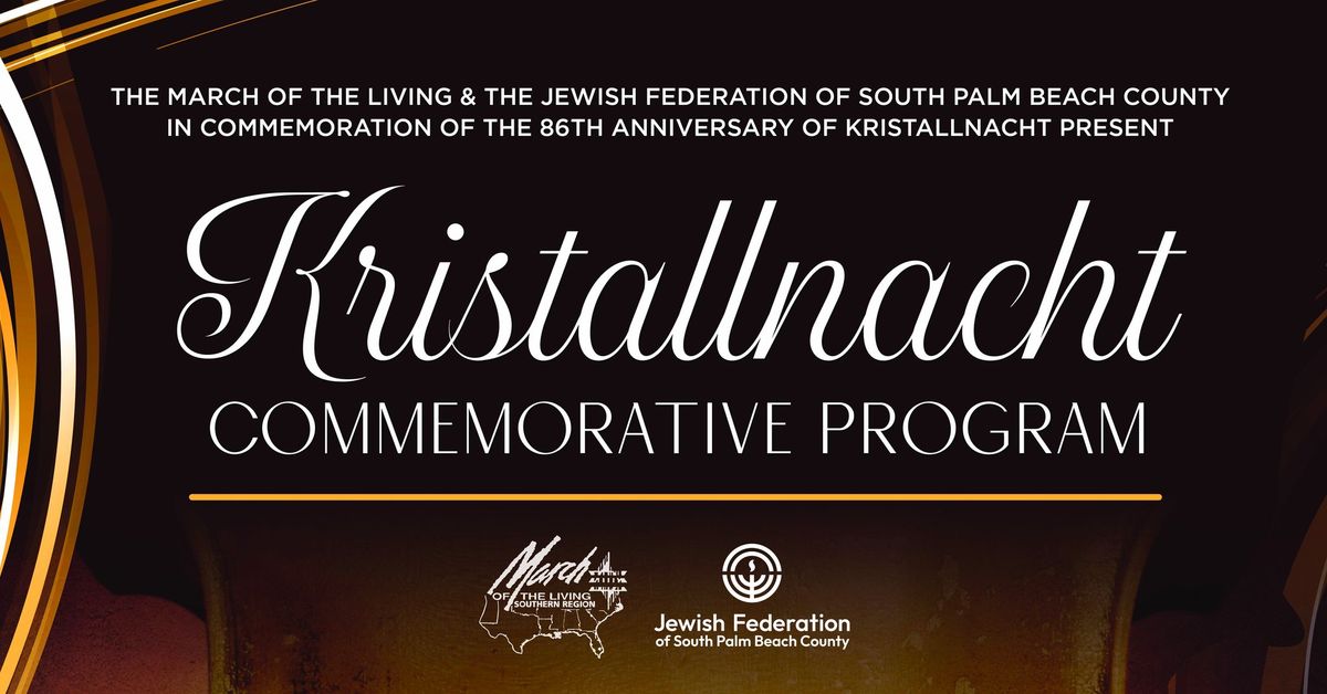 Kristallnacht Commemorative Program