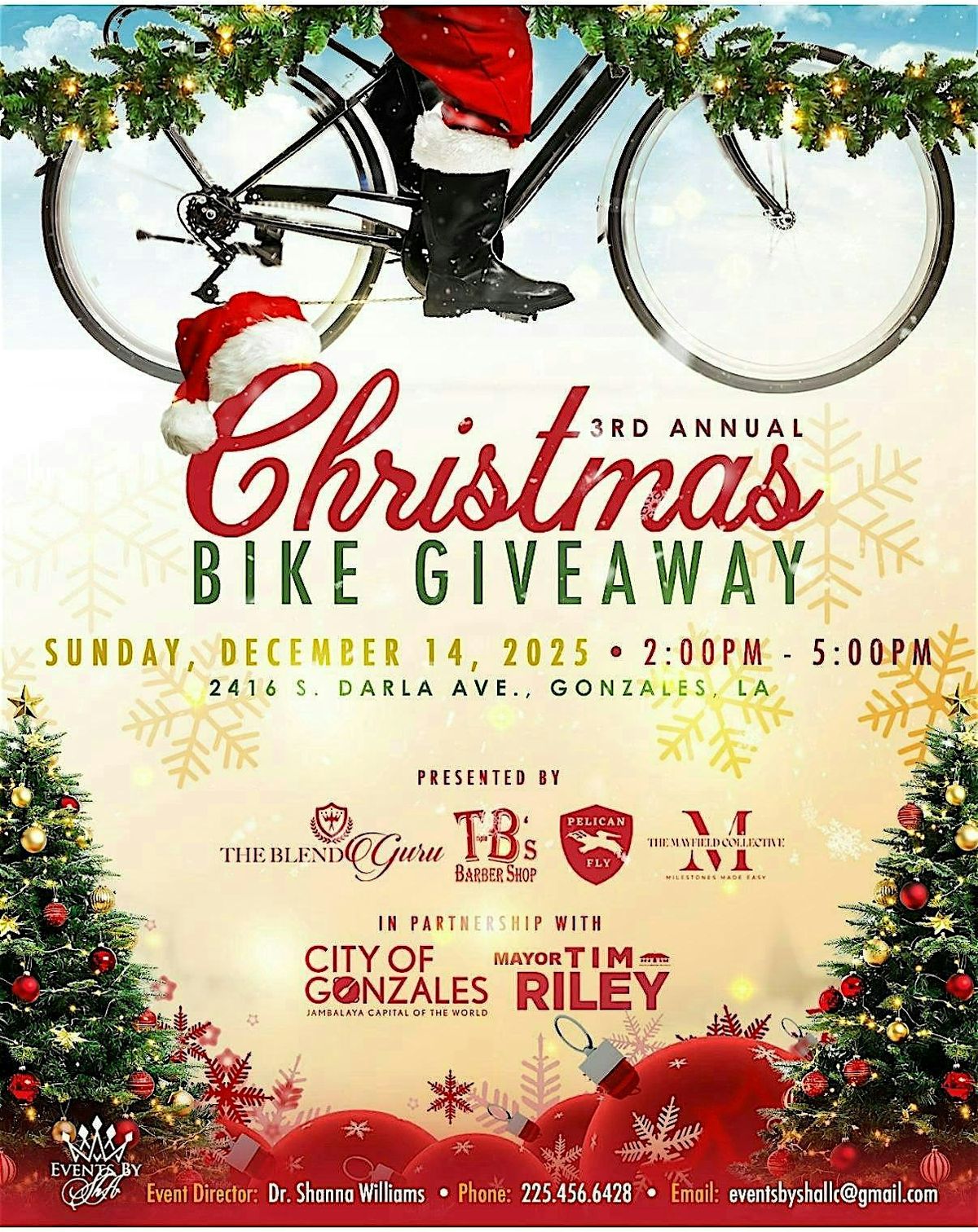 Christmas Bike Giveaway