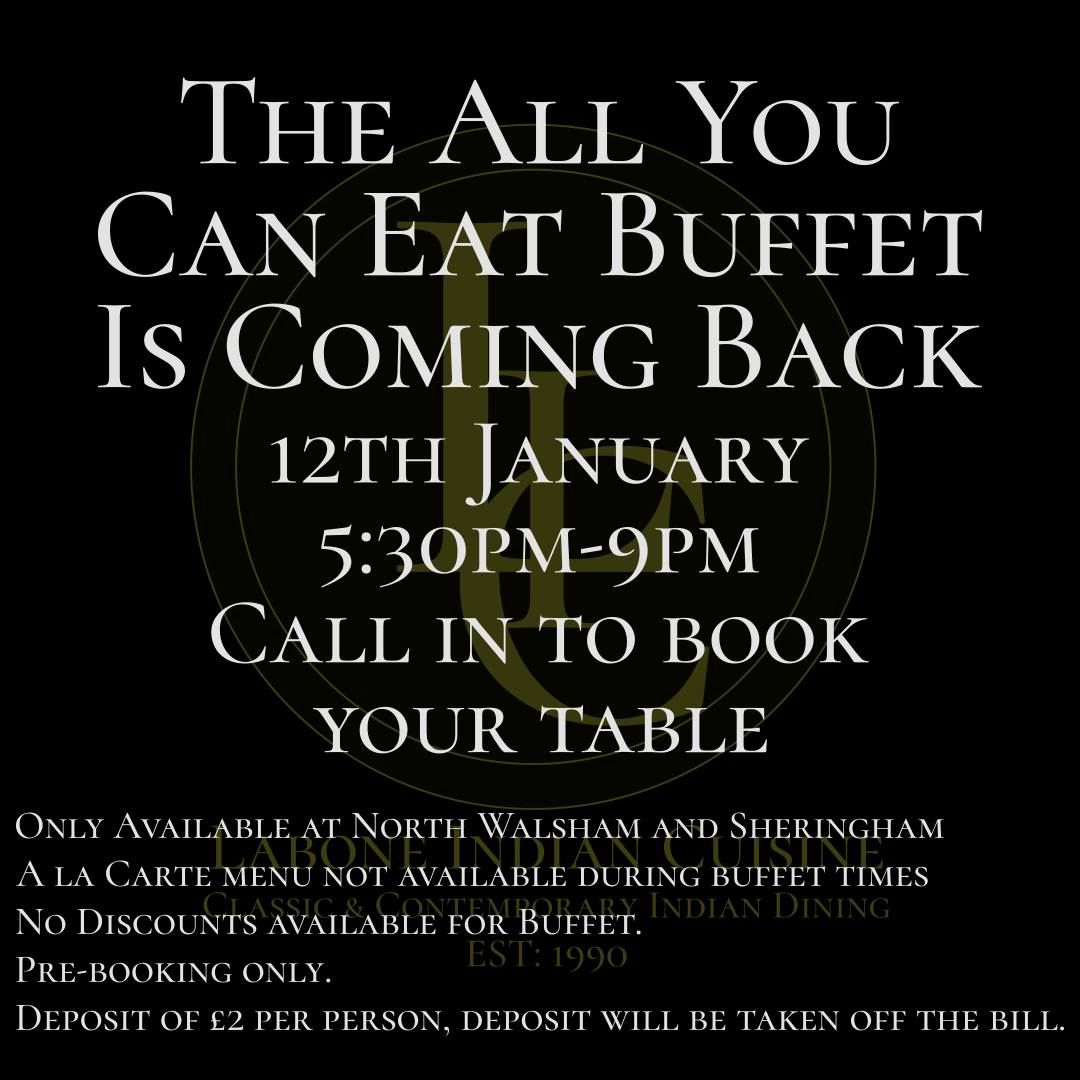 All you can eat Buffet