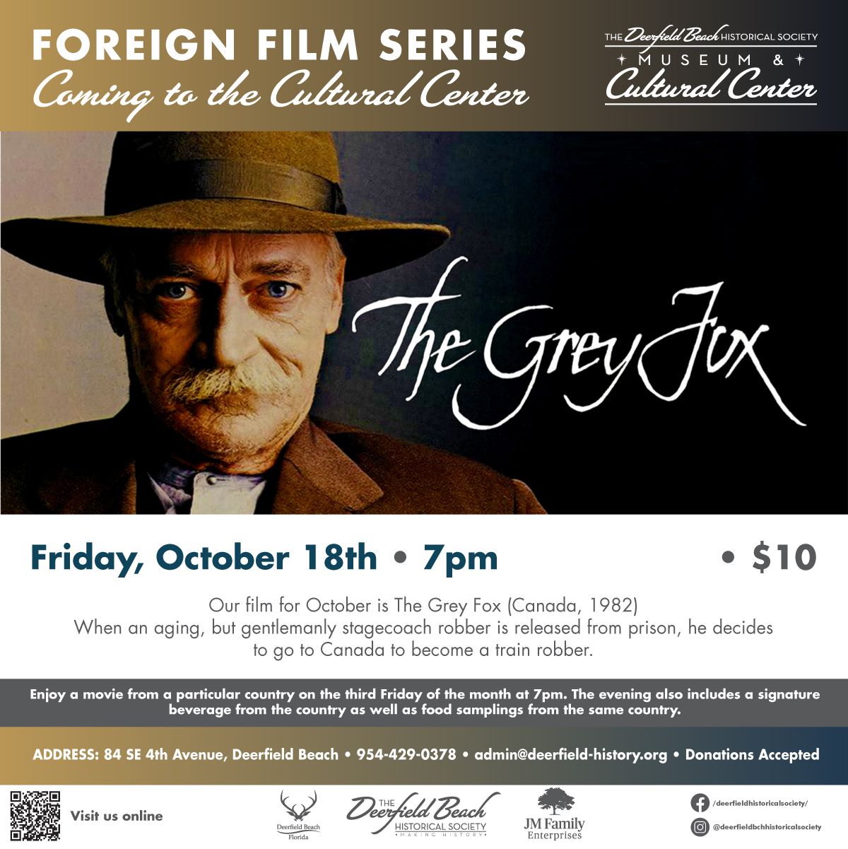 Foreign Film Night - The Grey Fox