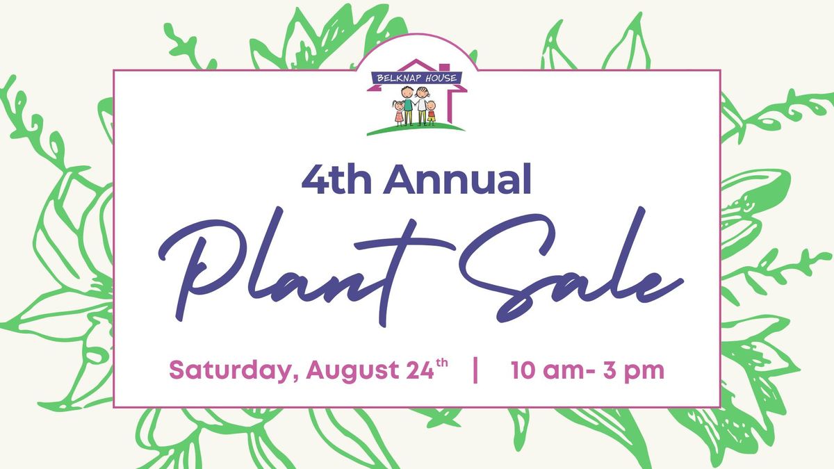 4th Annual Plant Sale